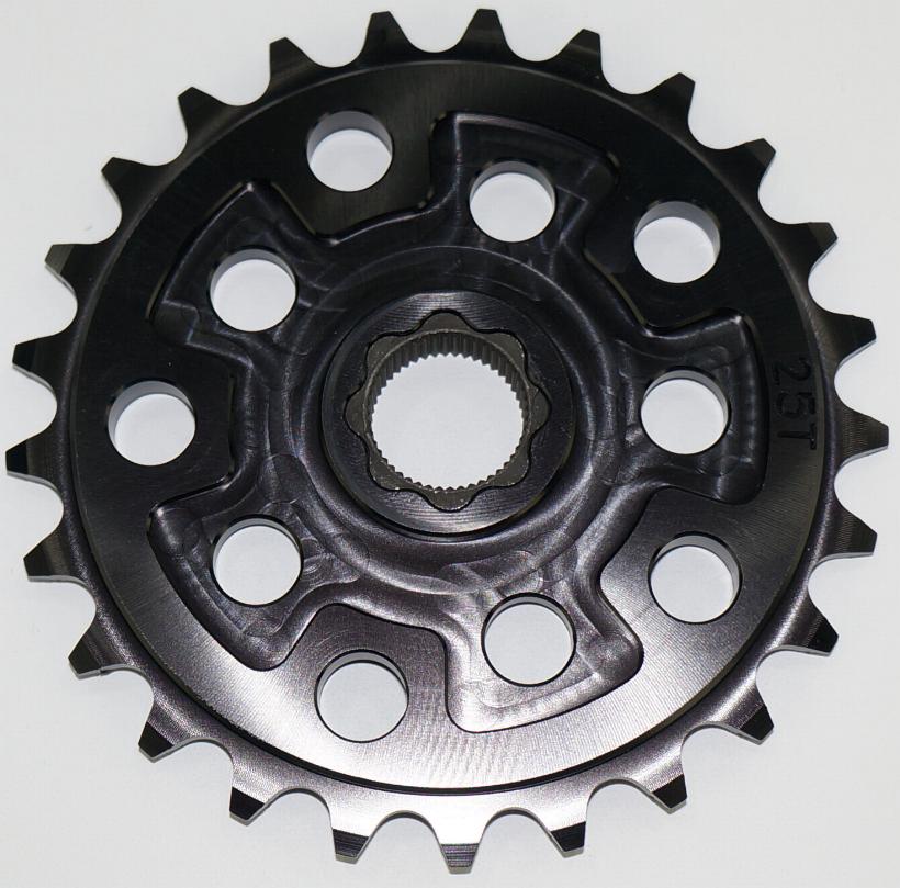 Hutch SplineDrive Sprocket 24T BLACK 19.96 Hutch BMX Racing