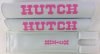 Hutch Nylon Pads Set - White/Pink 1" size Hutch Nylon Pads Set - White/Pink 1" size