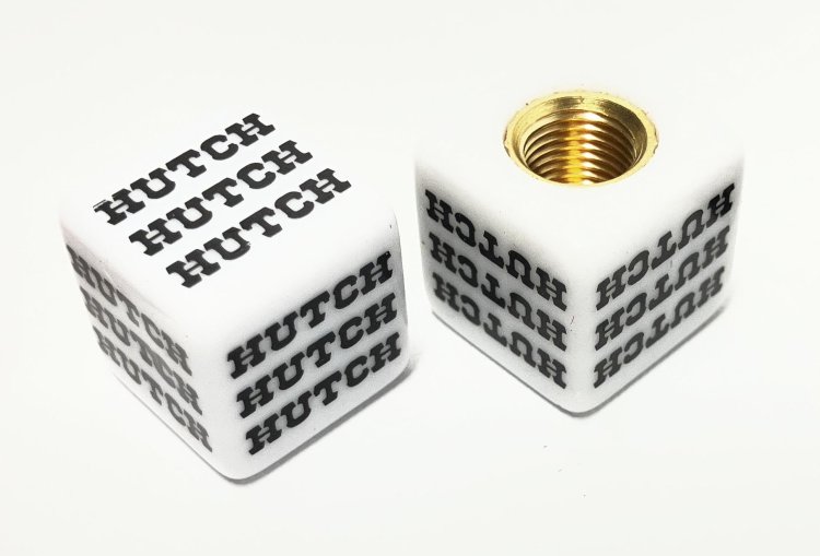 (image for) Hutch Dice Caps (pair) - WHITE