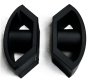 (image for) CAGE PROTECTORS (crush guards) for Hutch Bear Trap Pedals - BLACK