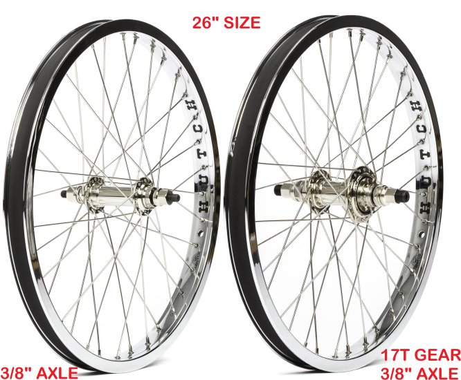 (image for) 26" RACE Wheel Set