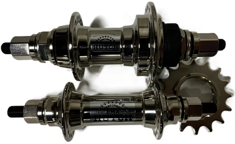 (image for) Modern RACE Hub Set - 16T Cassette driver, 3/8" mm axles