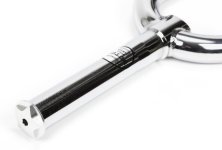 TRICK STAR FRAME/FORK - CHROME 20" frame size with 21" TT