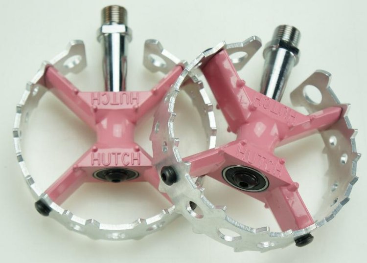 (image for) Hutch Bear Trap Pedals - Pink