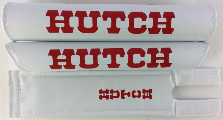 (image for) Hutch Nylon Pads Set - White/Red 1" size