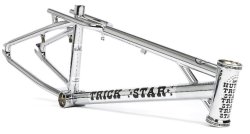 TRICK STAR FRAME/FORK - CHROME 20" frame size with 21" TT
