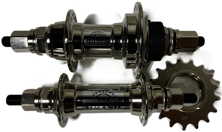 (image for) Modern RACE Hub Set - 17T Cassette driver, 3/8" mm axles