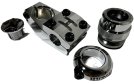 (image for) 1-1/8" Race HOP-UP KIT, Stem + Compression Bolt + Seat Clamp + Headset, CHROME