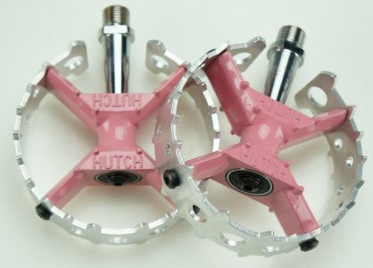(image for) Hutch Bear Trap Pedals - Pink