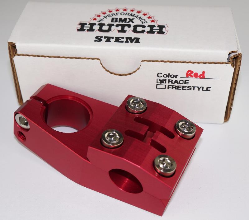 1-1/8 Race Stem RED - $89.95 : Hutch BMX Racing Products, World ...